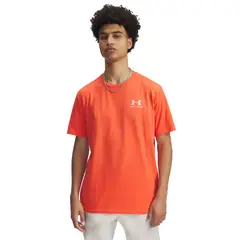 UNDER ARMOUR - Polera Manga Corta Leftchest Hmbre Naranja