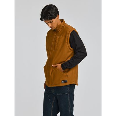 Imagen 2 del producto Chaqueta Sin Mangas Sherpa Lined Hombre Café