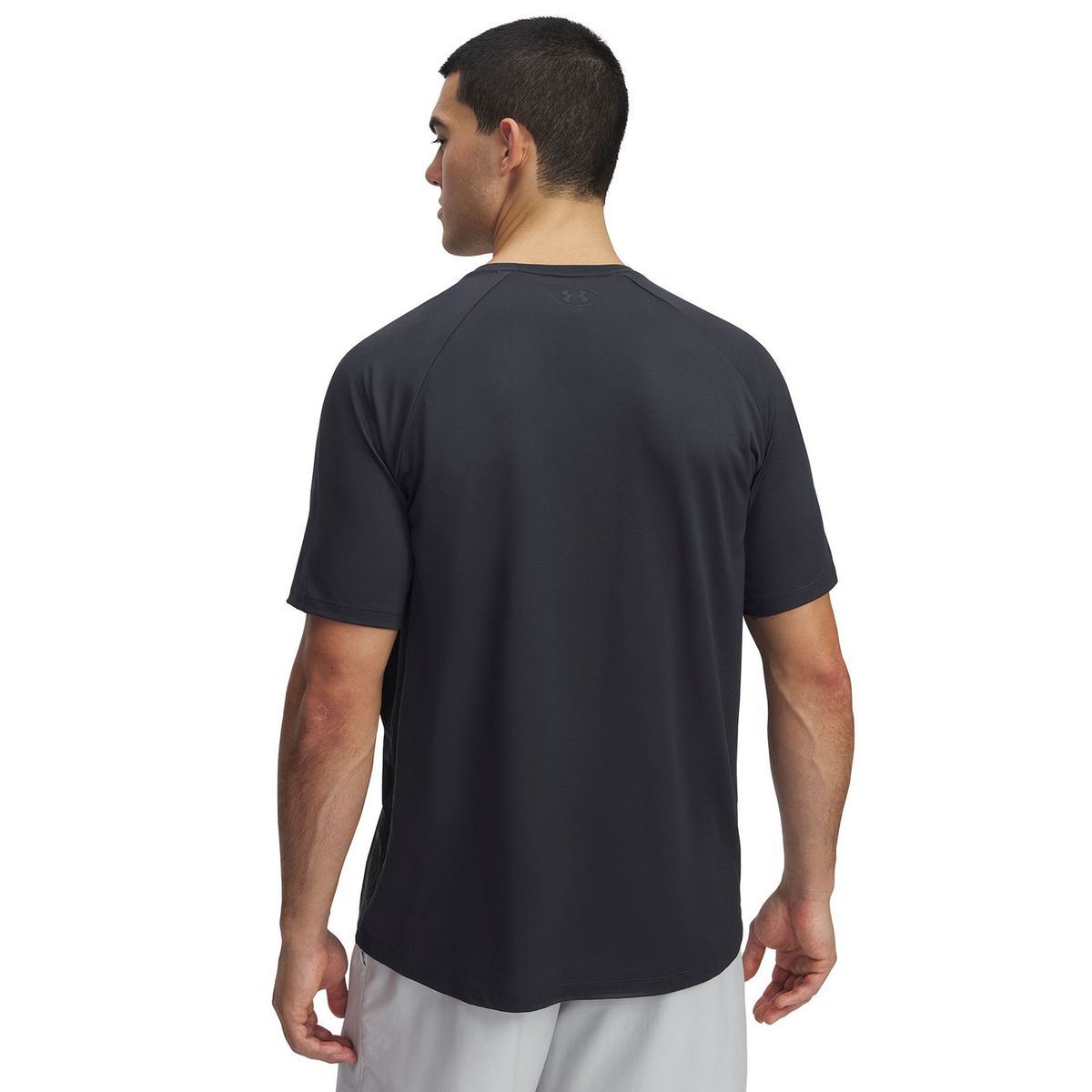 UNDER ARMOUR - Polera Manga Corta Tech Fade Hombre Gris UNDER ARMOUR