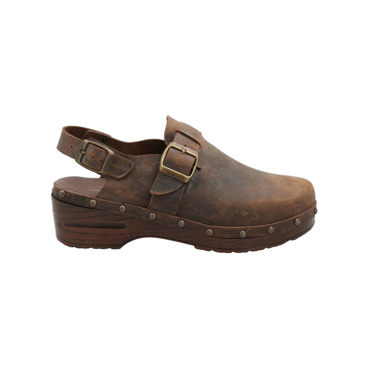 ROCKFORD - Sueco Cuero Mujer Tian Café Oscuro ROCKFORD