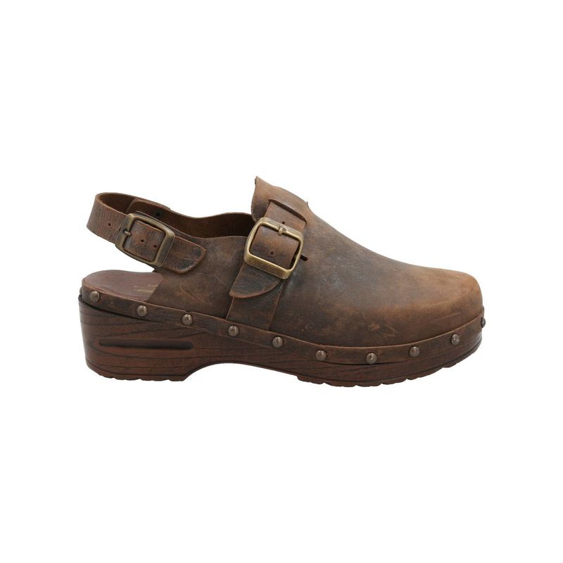 ROCKFORD - Sueco Cuero Mujer Tian Café Oscuro ROCKFORD