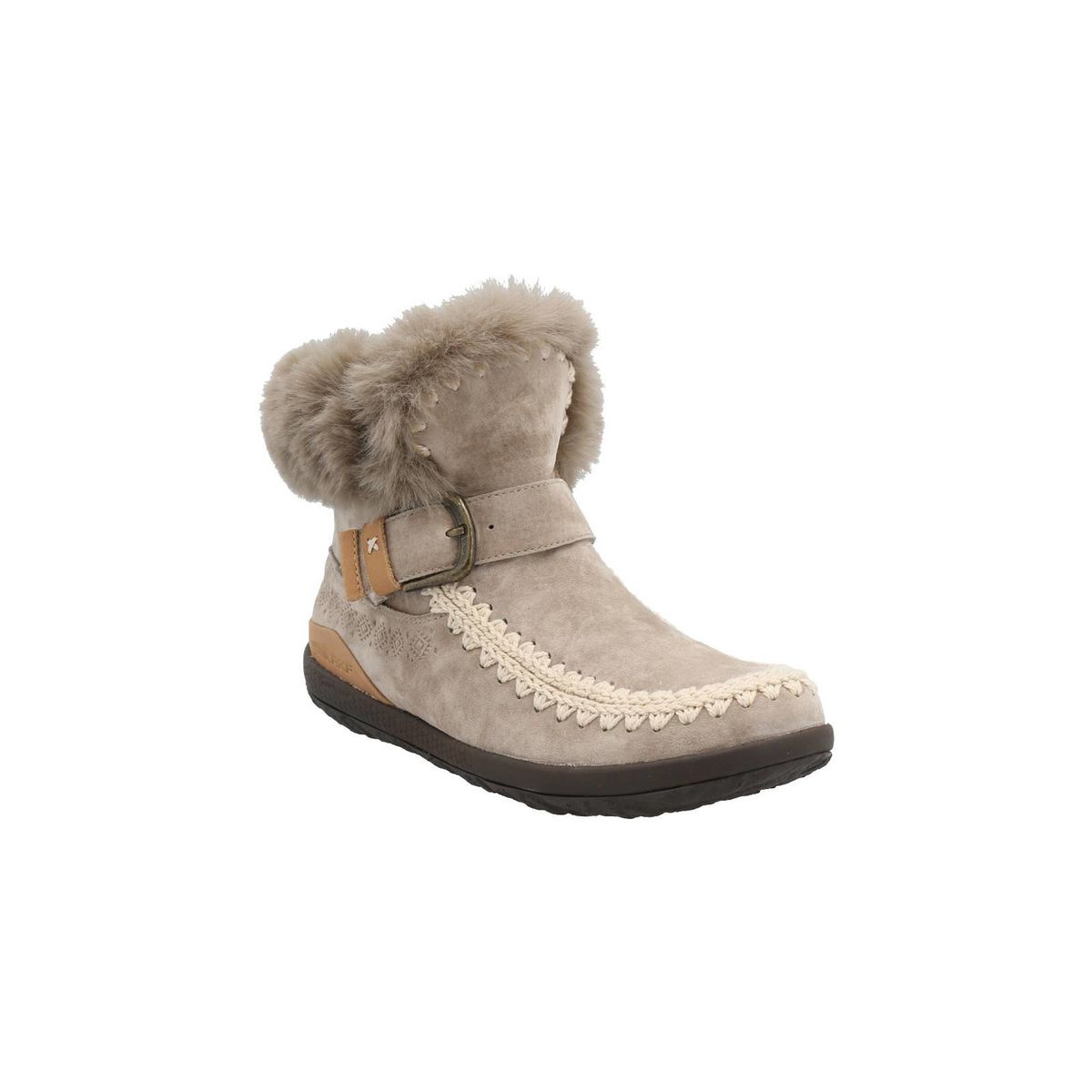 ROCKFORD - Botín Cuero Mujer Pepa Gris ROCKFORD