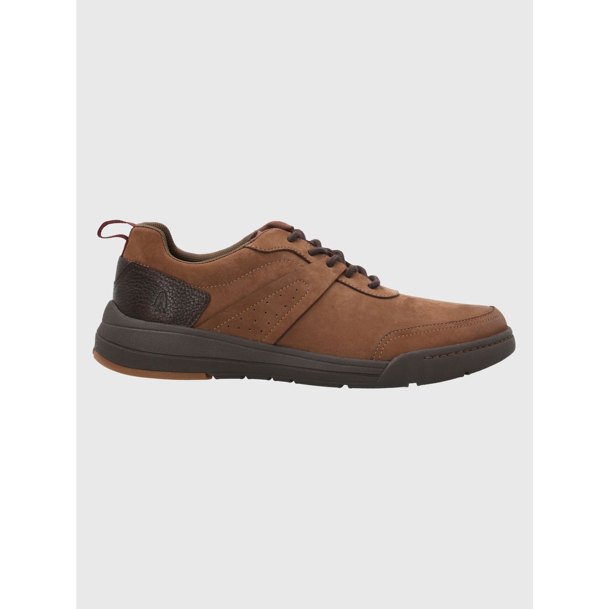HUSH PUPPIES - Zapatilla Cuero Hombre Molt Café Oscuro HUSH PUPPIES