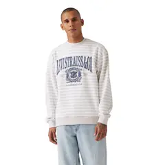LEVIS - Polerón Hombre Relaxd Graphic Crew Blanco
