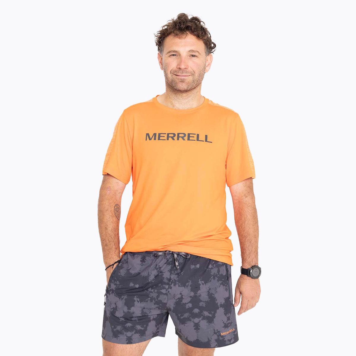 MERRELL - Short Hombre Trail Running Edición Skyfire Gris MERRELL
