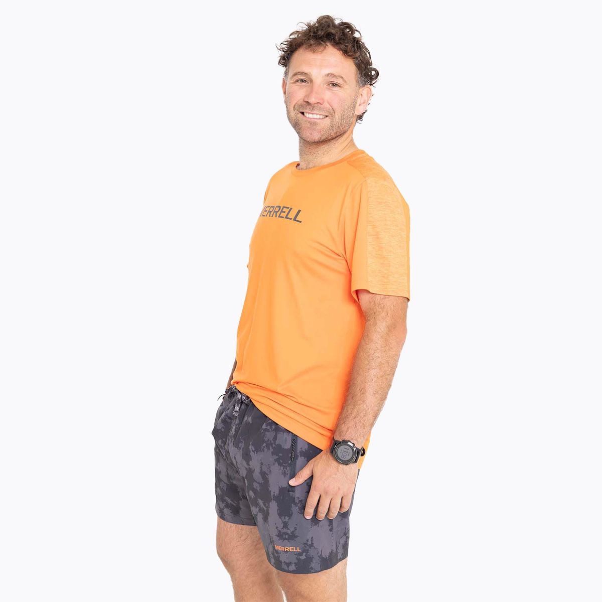 MERRELL - Short Hombre Trail Running Edición Skyfire Gris MERRELL