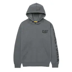 CAT - Polerón Hombre Diesel Power Pullover Hoodie Gris CAT.