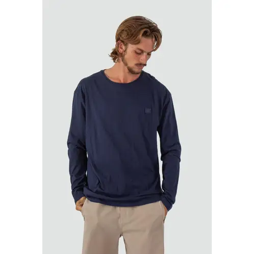 KAYA UNITE - Polera Hombre Manga Larga Daily Navy