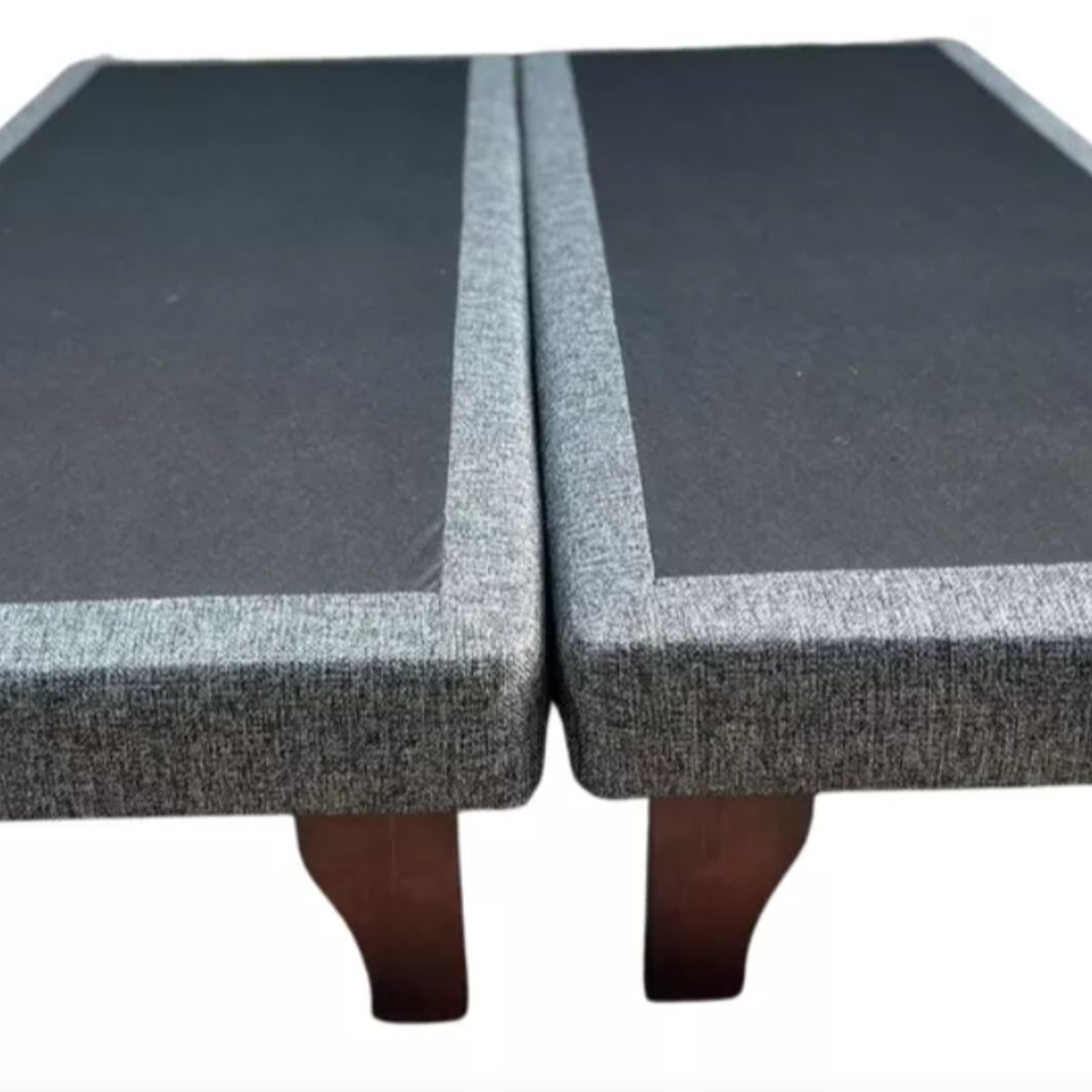 DULCES SUEÑOS - Base Europea Premium Super King  Espuma  Patas Rosen  GRIS OSCURO