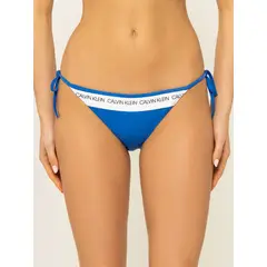 CALVIN KLEIN - Parte Inferior de Bikini String Side Azul