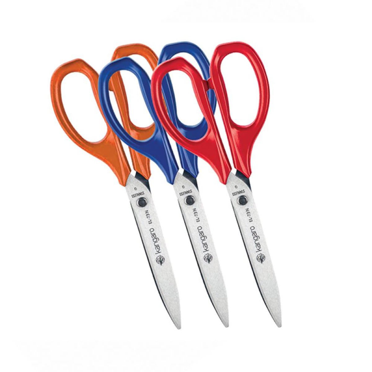 GENERICO - Tijera 7 185mm Acero Inoxidable Ambidiestros Kangaro