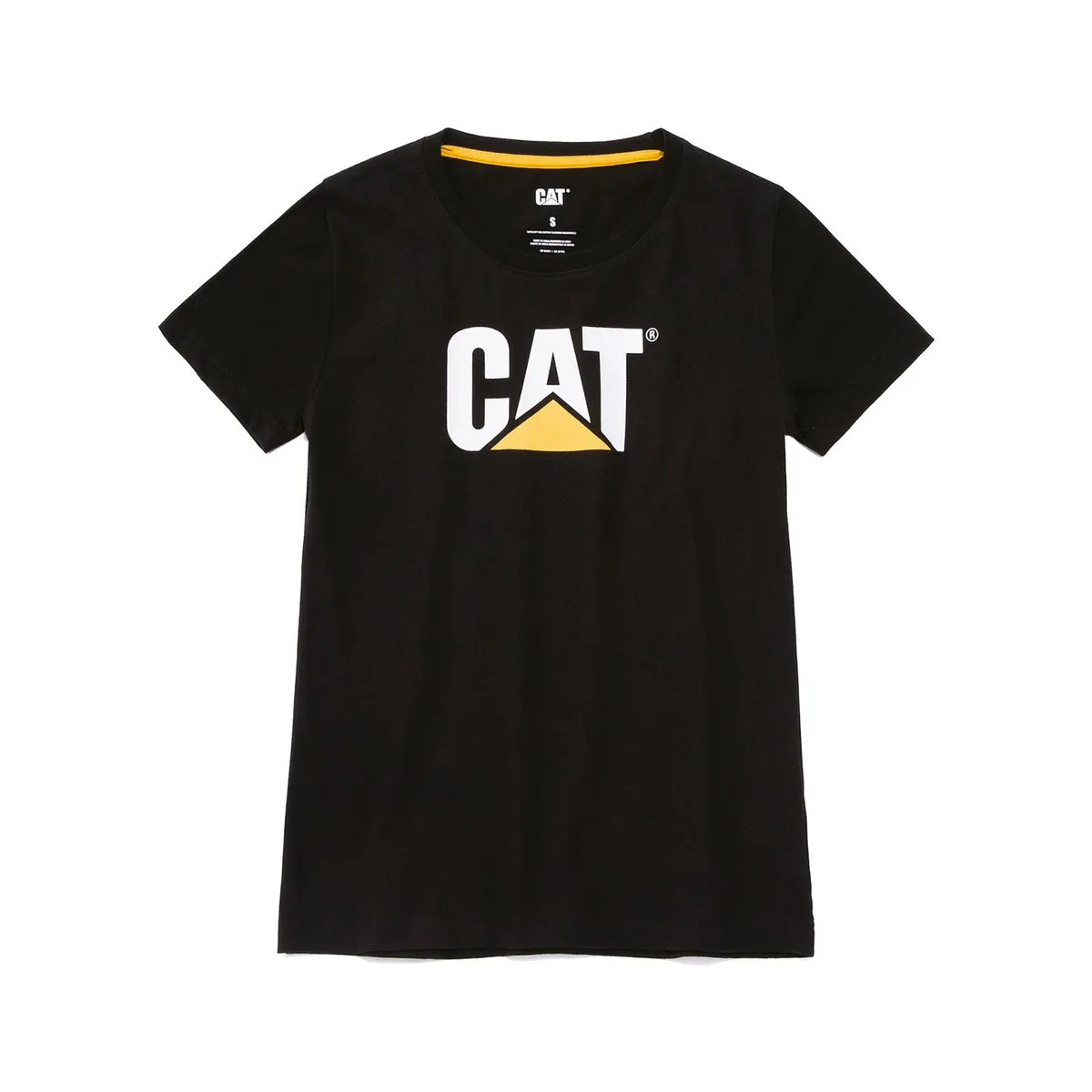 CAT - Polera Manga Corta Mujer Women'S Tm Logo Tee Negro CAT