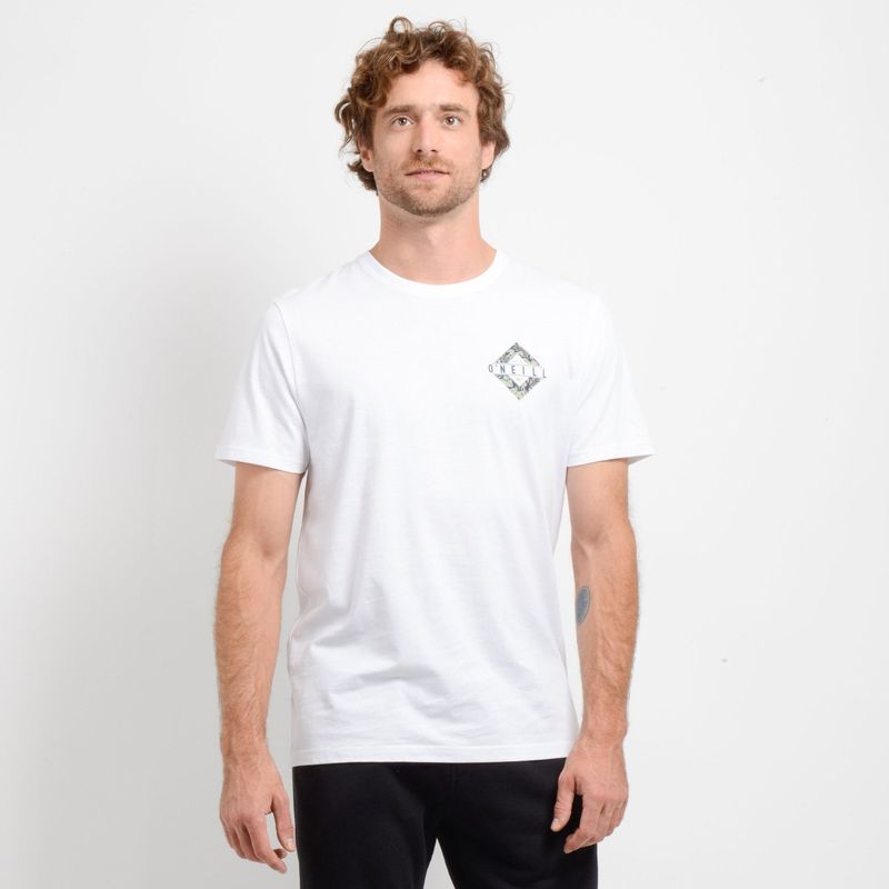 O'NEILL - POLERA MANGA CORTA BRACKETS  BLANCO