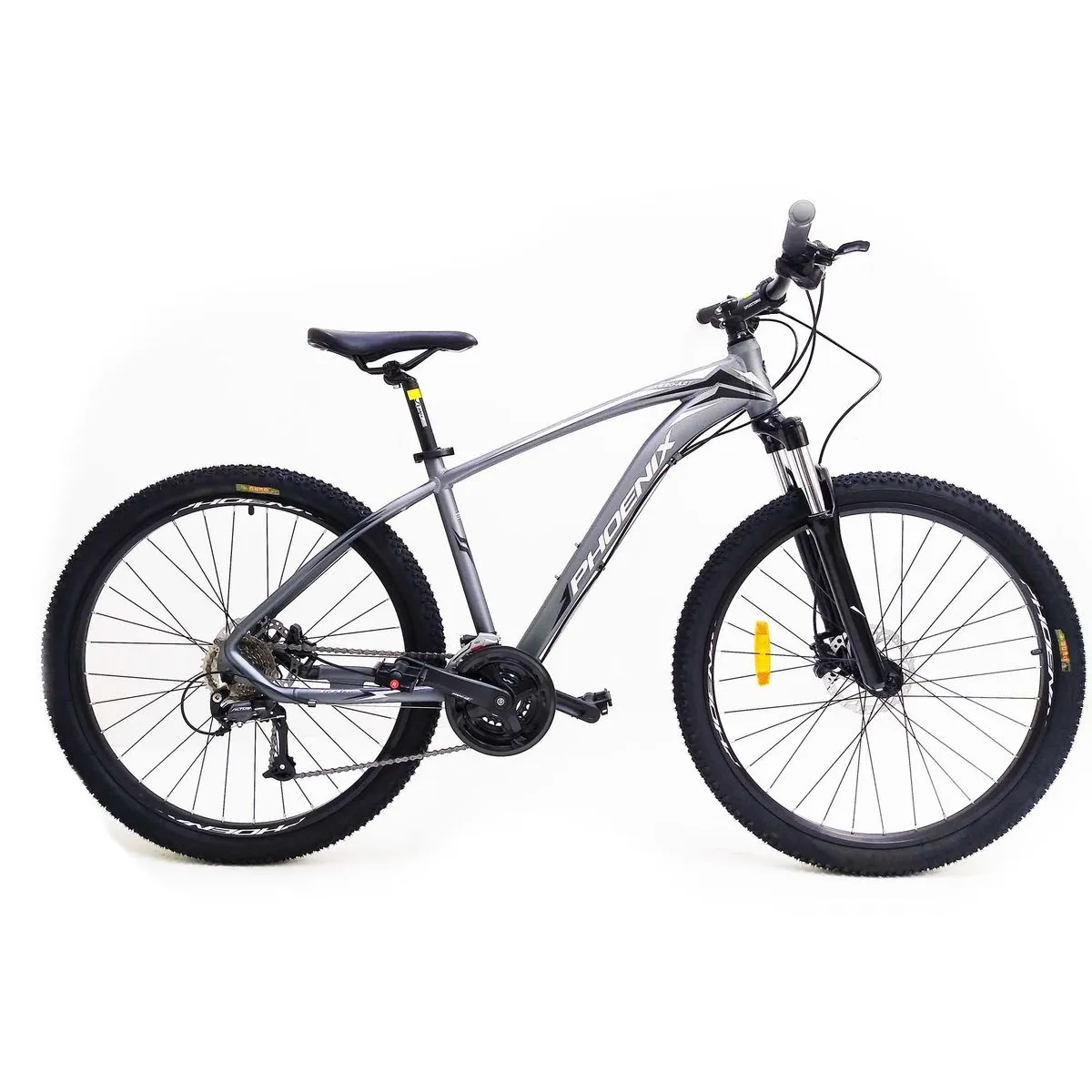 PHOENIX - Bicicleta Phoenix 27.5 MTB 27 Velocidades Negro/Gris