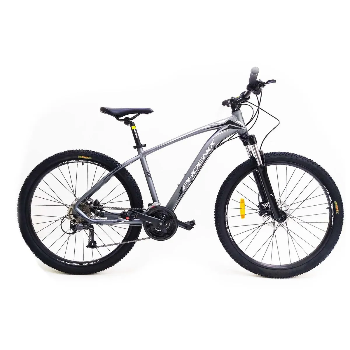 PHOENIX - Bicicleta Phoenix 27.5 MTB 27 Velocidades Negro/Gris