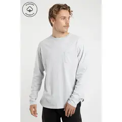 FROENS - Polera manga larga hombre Bolsillo hielo - Algodón orgánico