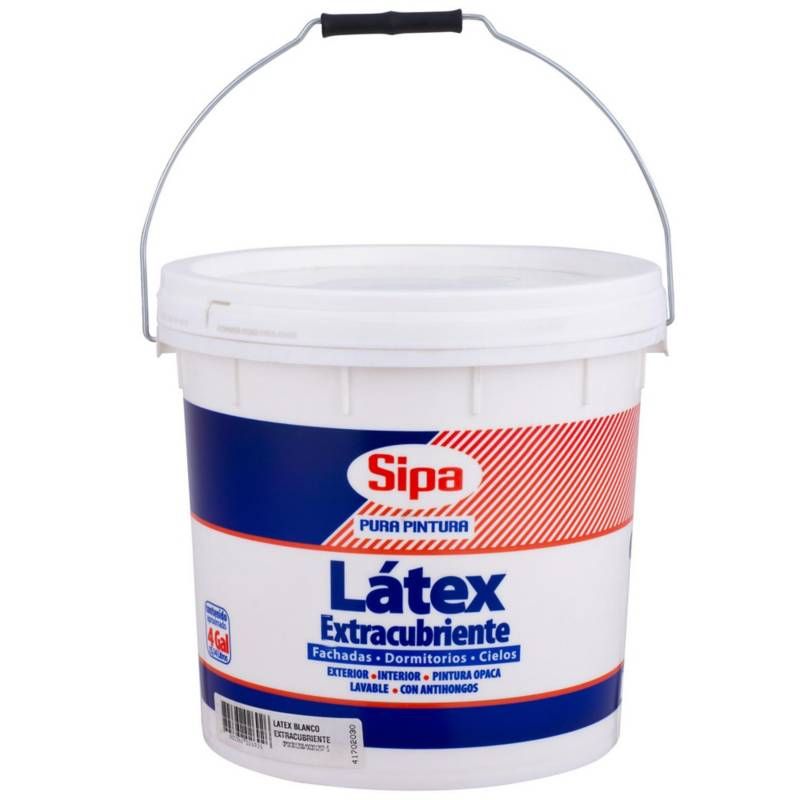 SIPA - LATEX TINETA 4GAL BLANCO EXTRA CUBRIENTE SIPA