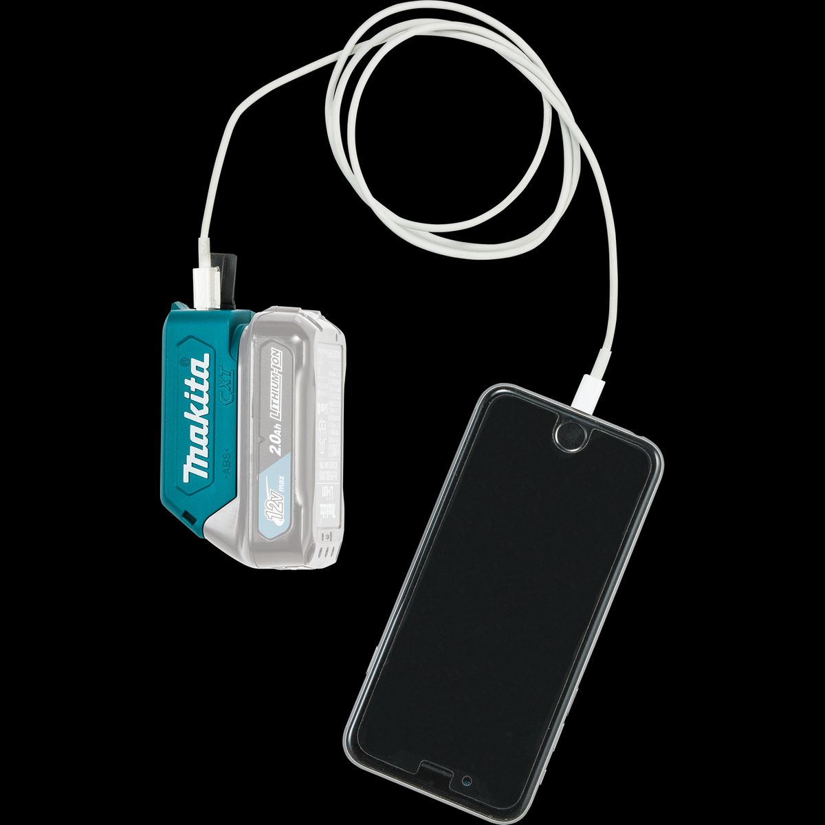 MAKITA - ADAPTADOR USB Para BATERIAS 12V(sin gancho) ADP08 MAKITA