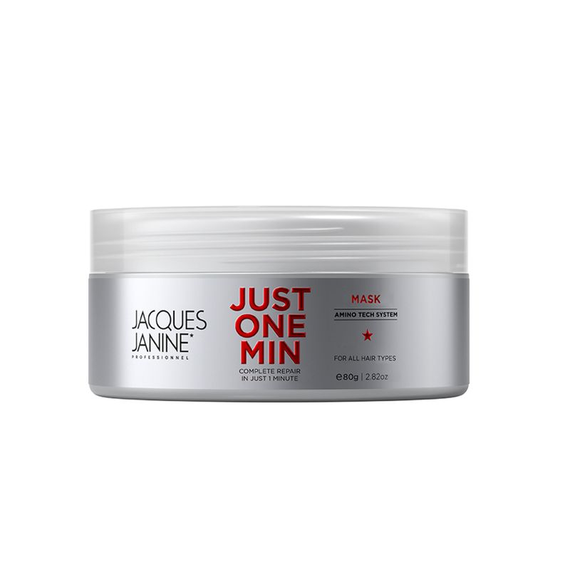 JACQUES JANINE - Mascarilla Pelo Antifrizz y Brillo Just One Minute Jacques Janine 80g