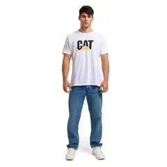 CAT - Jeans Rigid Denim Straight Hombre Azul