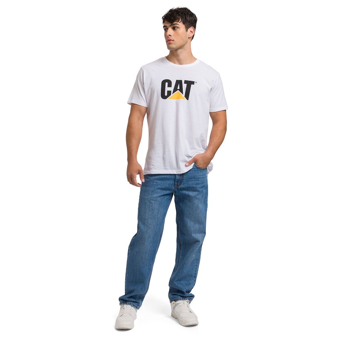 CAT - Jeans Rigid Denim Straight Hombre Azul CAT