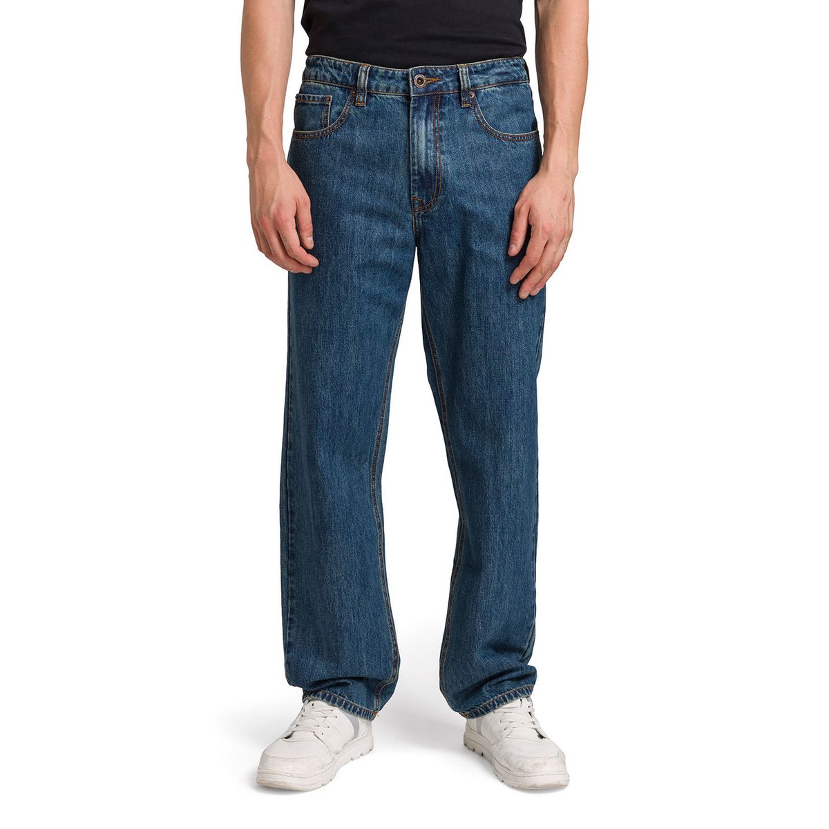 CAT - Jeans Rigid Denim Straight Hombre Azul Marino CAT
