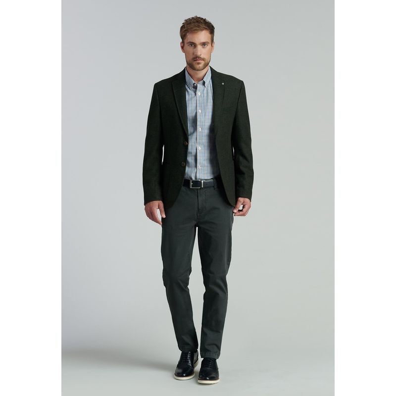 FEROUCH - Blazer Creenville Smart Casual Verde Ferouch