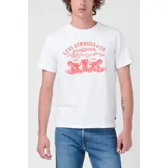 LEVIS - Polera Hombre Graphic Tee Blanco