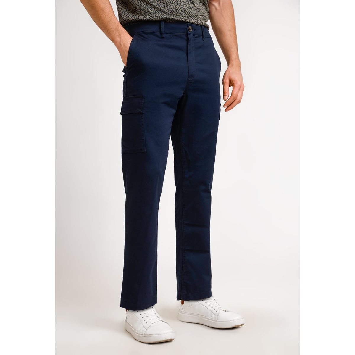 ORIGINAL PENGUIN - Pantalón De Hombre Algodón Liso Navy