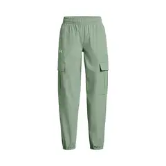 UNDER ARMOUR - Pantalón UA Rival cargo verde para niñas