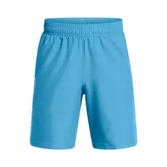 UNDER ARMOUR - Shorts UA Tech Woven Wordmark Niños Azul