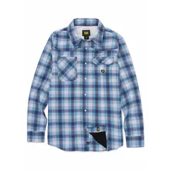 CAT - Camisa Casual Lightweight Western Celeste Hombre