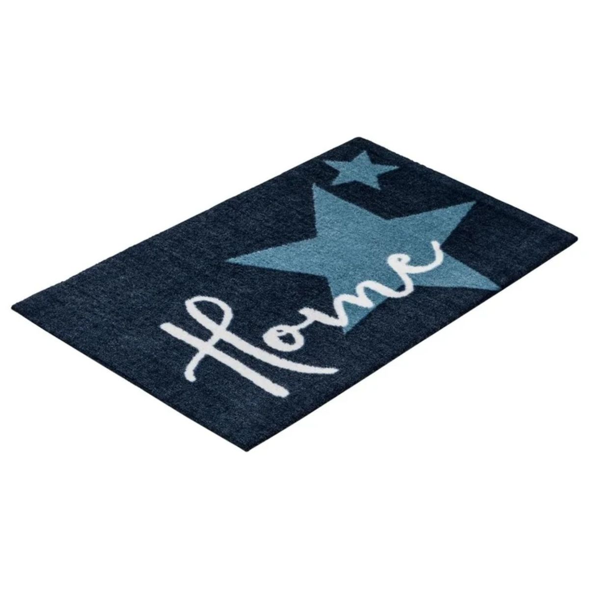 GENERICO - Alfombra Limpia Pies Limpieza Zapatos Hogar Bienvenida Azul