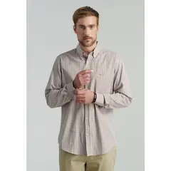 FEROUCH - Camisa Brooklyn Smart Casual Rojo
