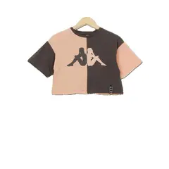 KAPPA - Polera niña Rosada - Gris