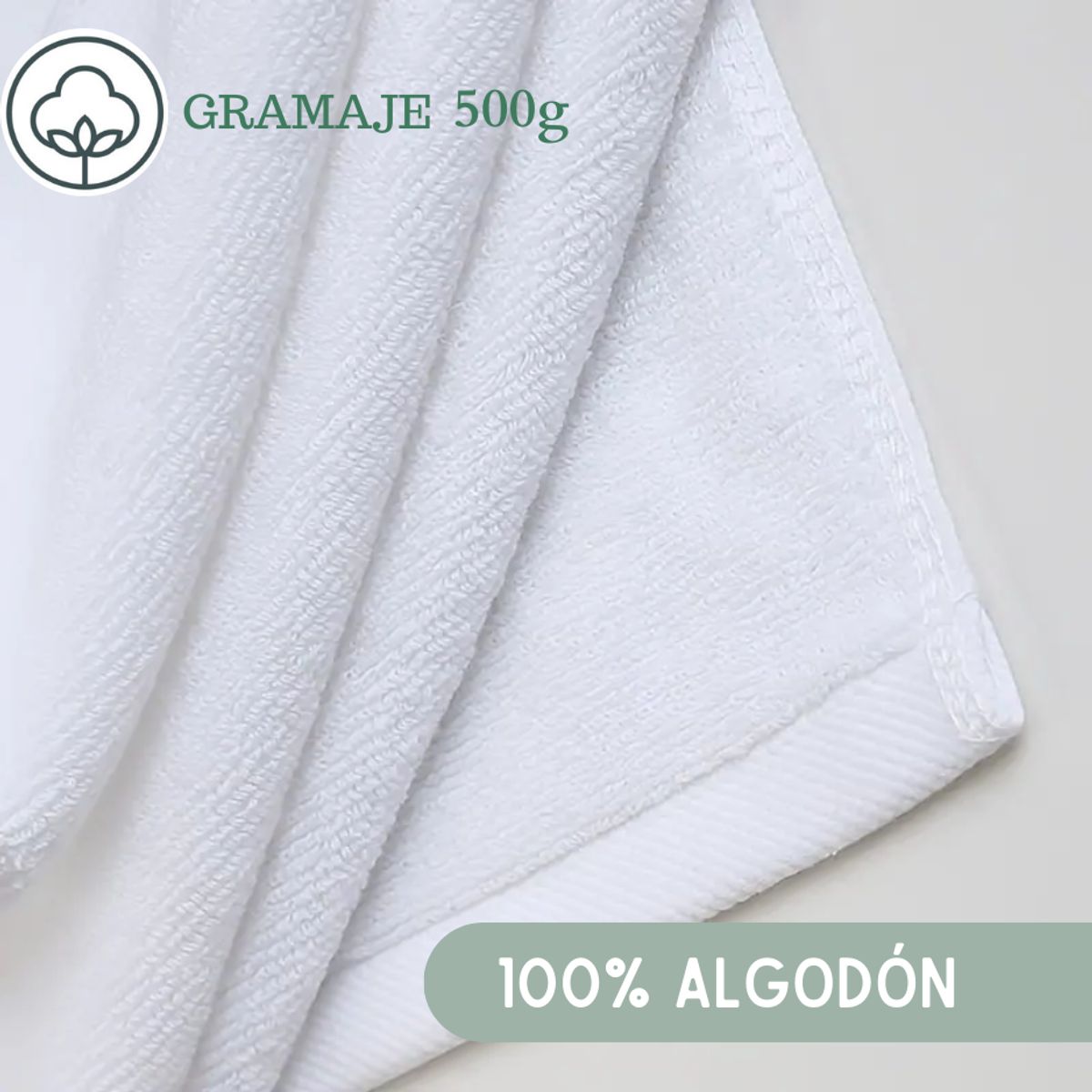 GENERICO - Toalla Blanca De Cuerpo Ducha Hotel De Algodon 90x180 Cm