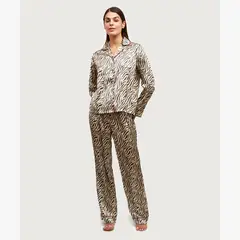 LOUNGE - Pijama Satinado Cebra Dreamy