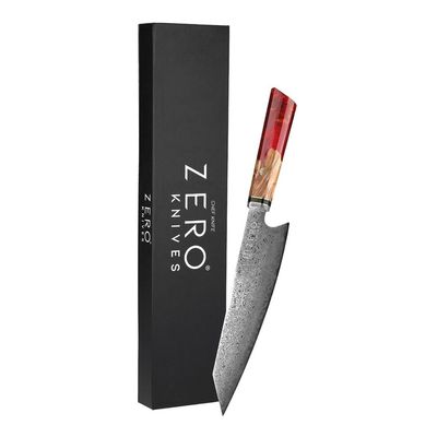 Imagen 2 del producto Cuchillo Kiritsuke 82 - - Epoxy Damascus - Rojo