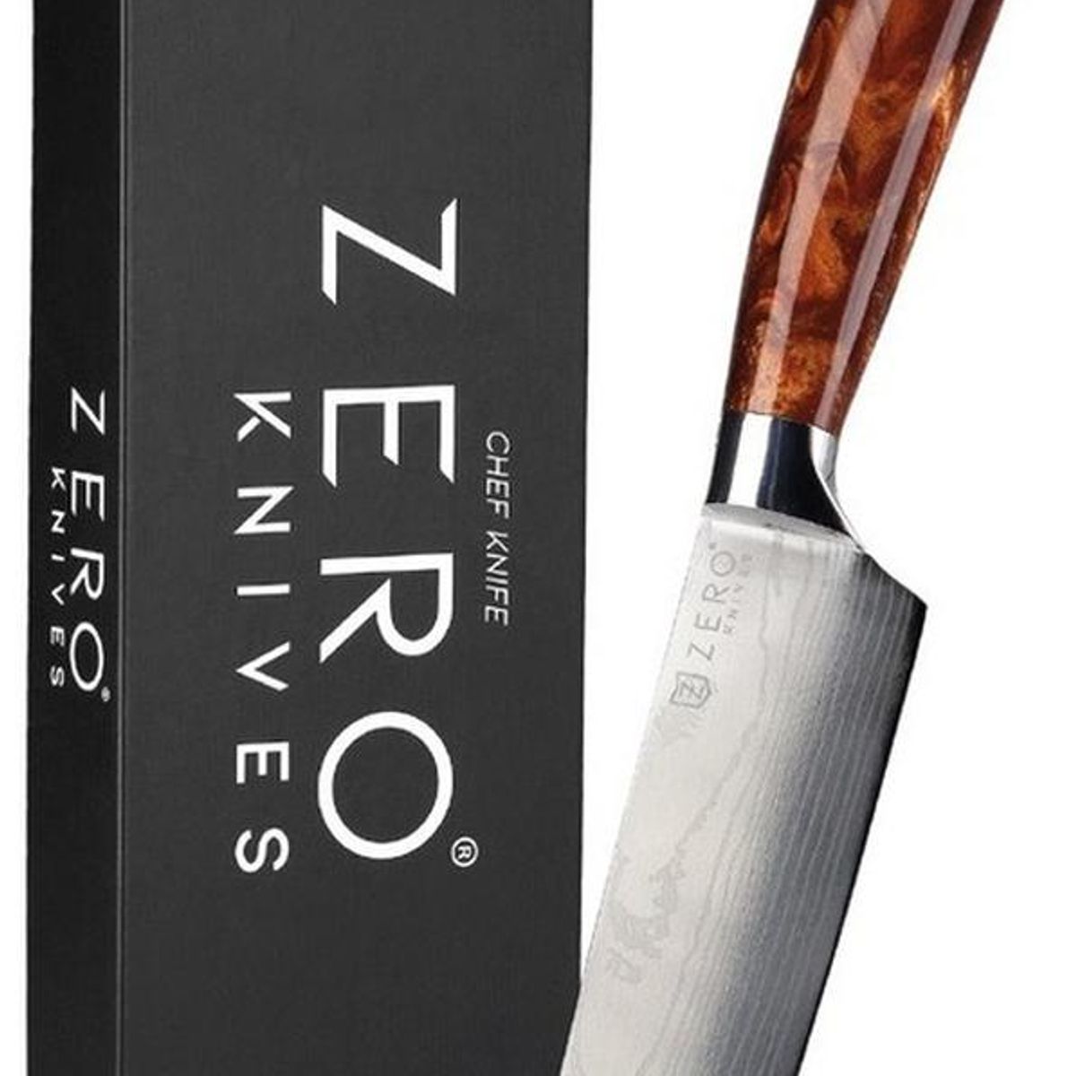 ZERO KNIVES - Cuchillo 80 - Zero Knives - Bright Series - Cafe