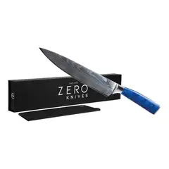 ZERO KNIVES - Cuchillo 80 - - Bright Series - Azul