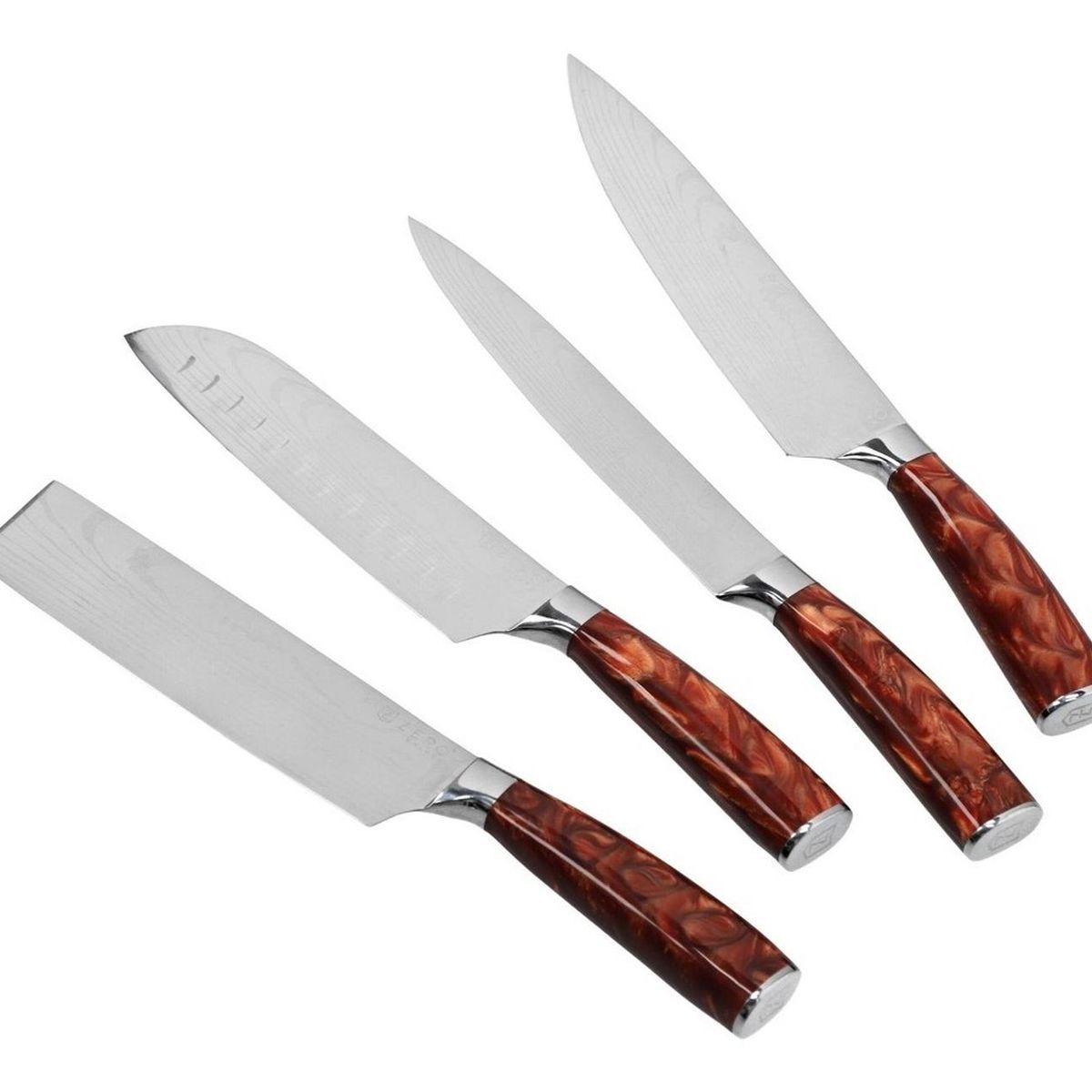 ZERO KNIVES - Set 8 Cuchillos - Zero Knives - Bright Set - Cafe