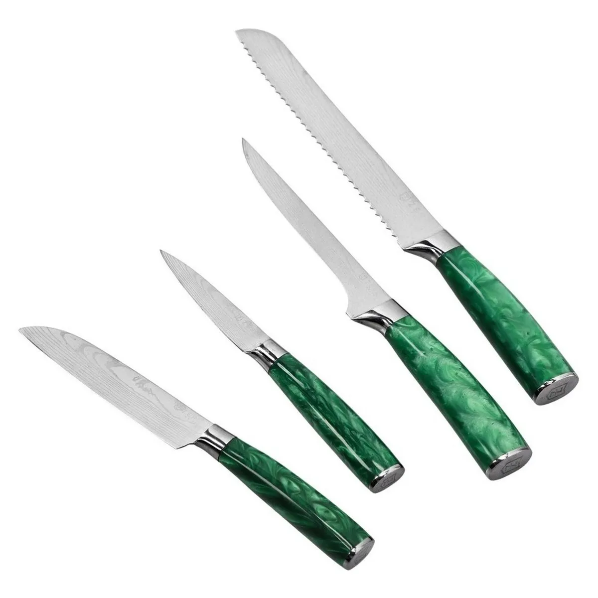 ZERO KNIVES - Set 8 Cuchillos - Zero Knives - Bright Set - Verde