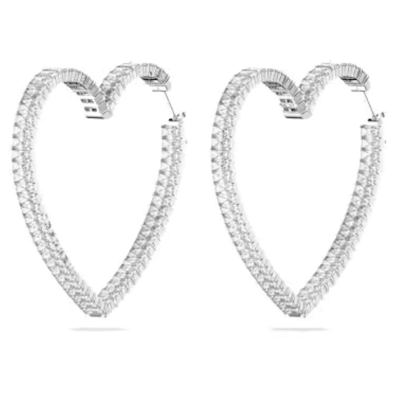 JB JOYAS BARON - Aros Swarovski Matrix Corazon