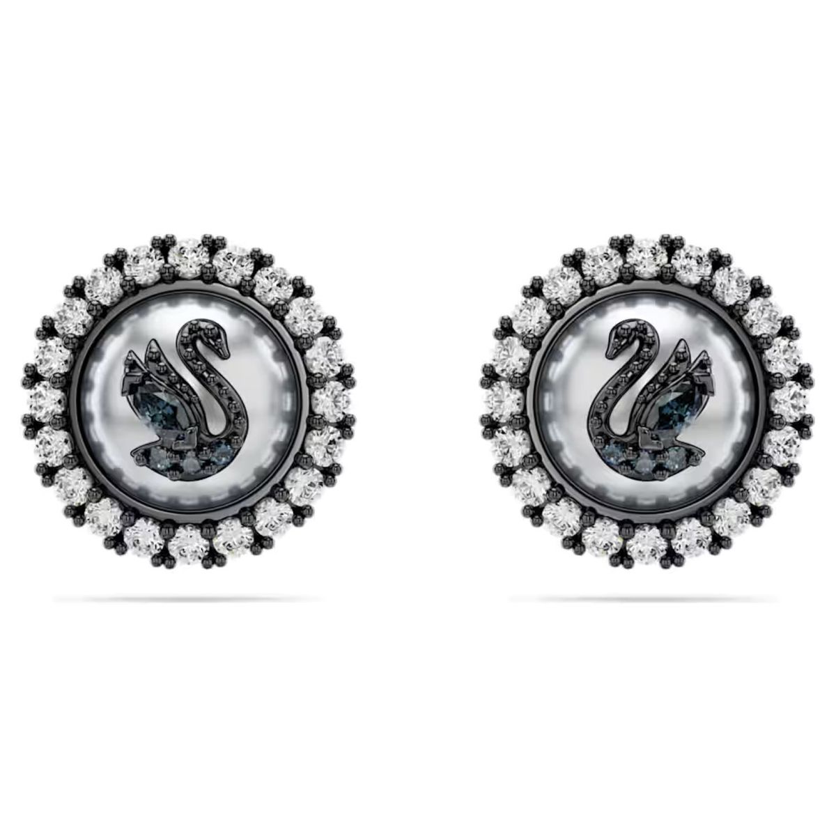 JB JOYAS BARON - Aros Swarovski Botón Swan