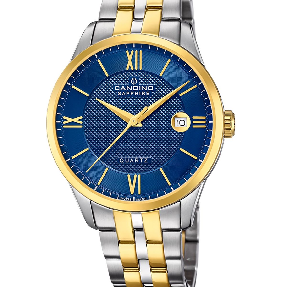 CANDINO - Reloj C4706/B Candino Swiss Azul Petróleo Hombre Couples Classic