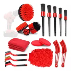 UNIVERSAL - Kit 18 Piezas Limpieza De Auto Interior Y Exterior