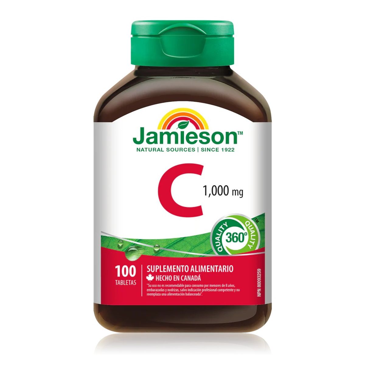 JAMESON - Vitamina C Jamieson 1000mg 100 Tabletas