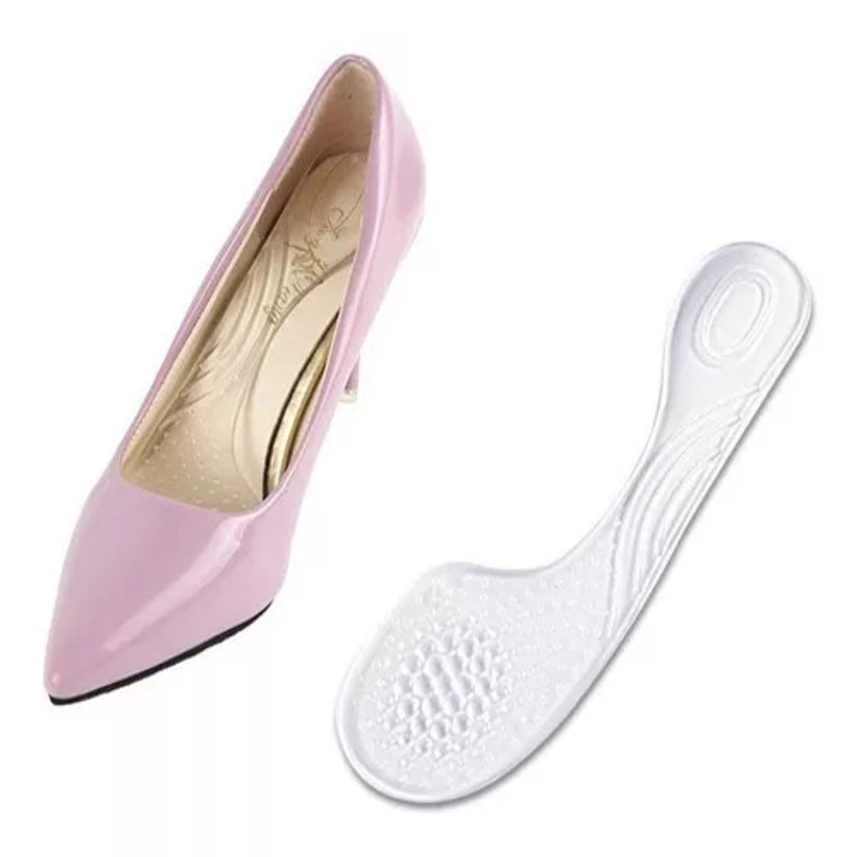 GENERICO - Par Plantillas Silicona Sin Arco