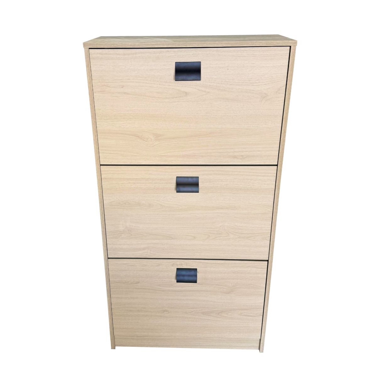 MOBELTEK - Mueble Organizador Zapatos 3 Puertas Nougat