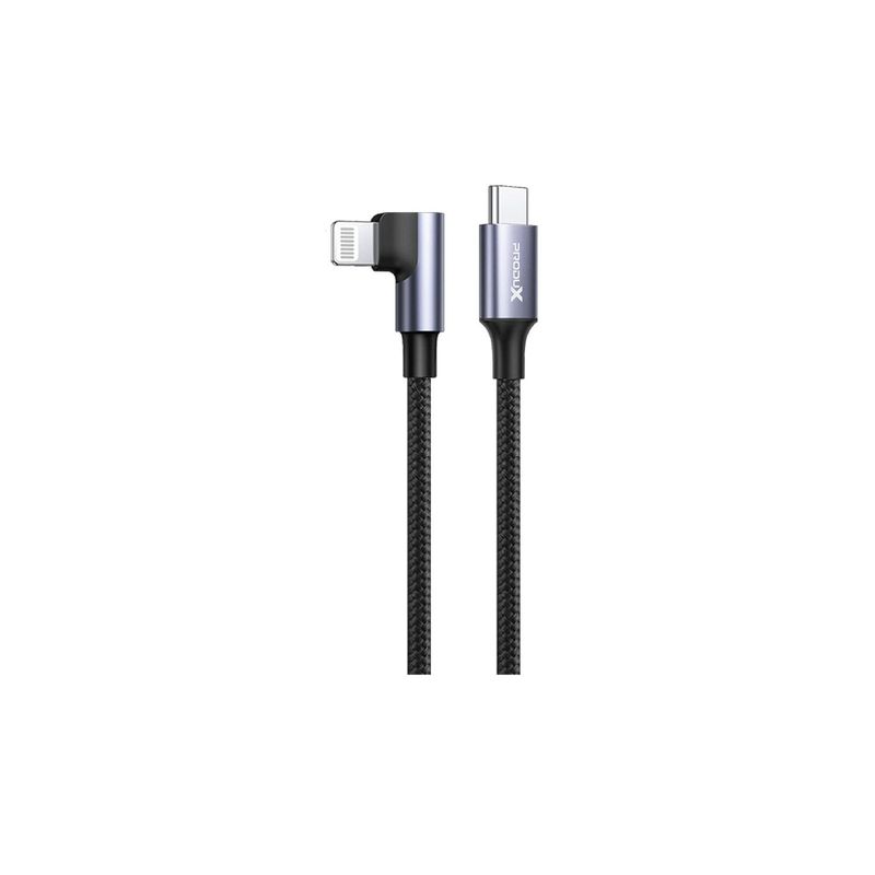 MOTOMO - Cable Motomo Game Playing tipo C a Lightning 20W Trenzado Negro